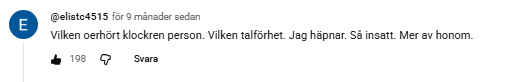YouTube-kommentar 6
