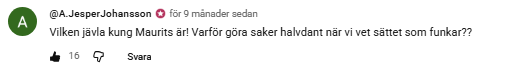 YouTube-kommentar 2